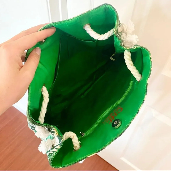 Chi for Ulta Beauty Palm Leaf Rope Strap Pool Beach Bag - Picture 6 of 8